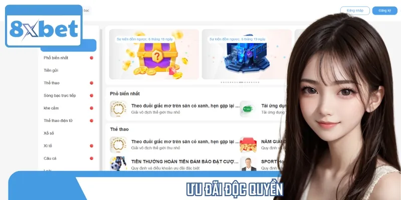 Hé lộ TOP ưu đãi khủng duy nhất chỉ có tại nhà cái 8XBET