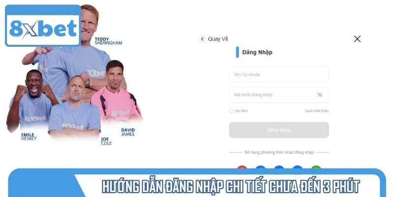 Hướng dẫn đăng nhập chi tiết chưa đến 3 phút