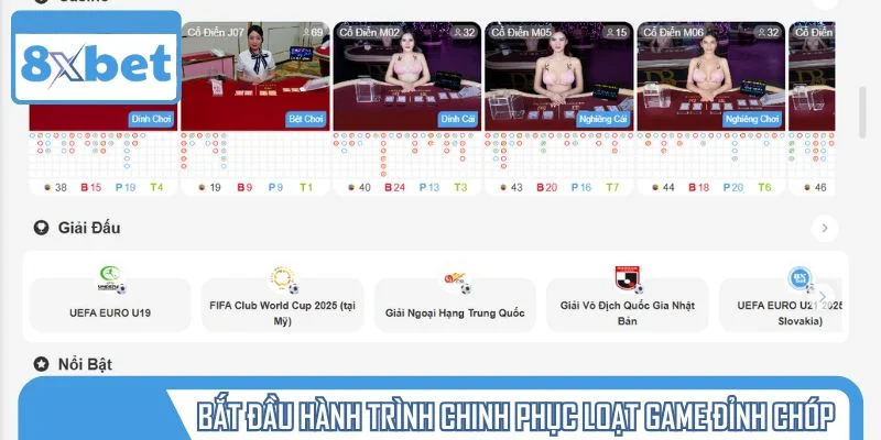 Bắt đầu hành trình chinh phục loạt game đỉnh chóp
